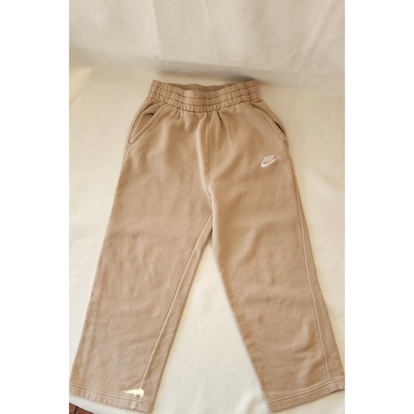 Nike Other - Nike Sweatpants Big Kids Girls Medium Baige  Wide Leg NSW Essentials 1 Packets